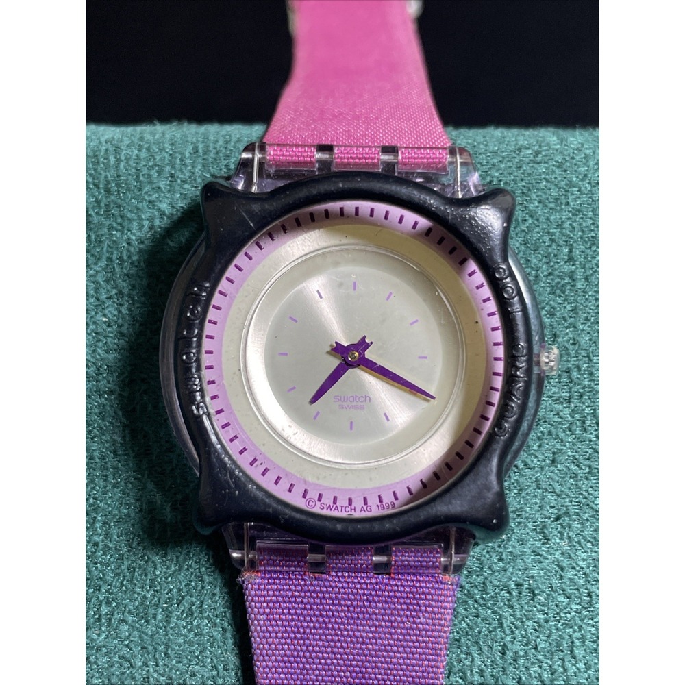 Swatch Watch Skin IMPUDIQUE SFP100 34mm 2000 *read*